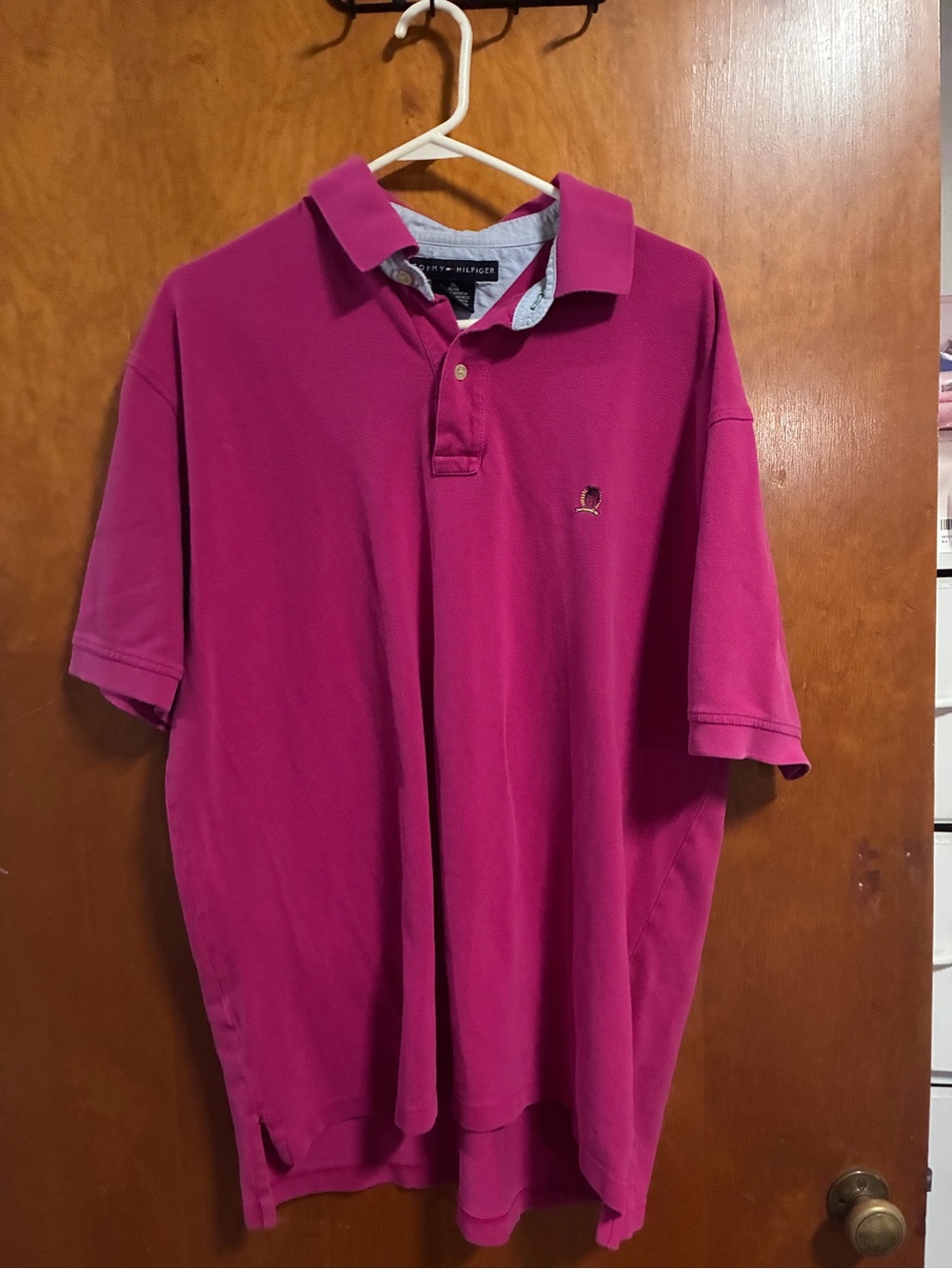Tommy Hilfiger Men’s Magenta Pink Shirt